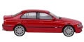 Coche deportivo rojo
